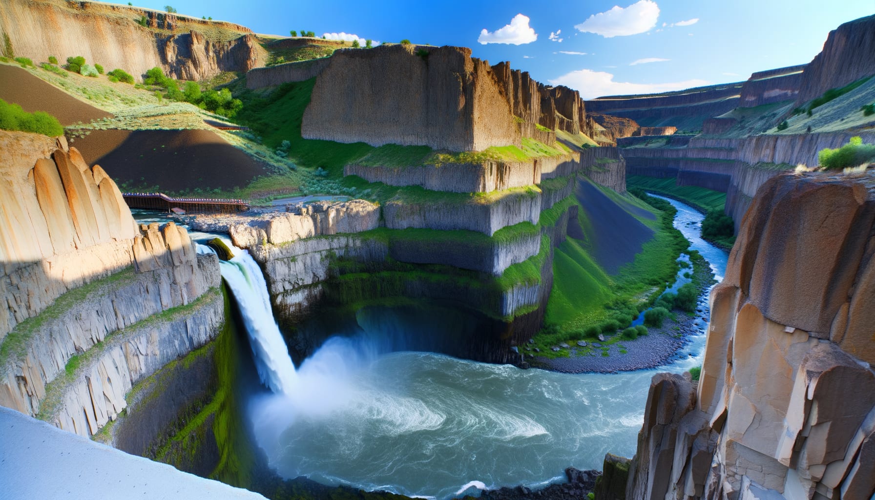 Shoshone Falls thundering during spring runoff near Twin Falls, Idaho